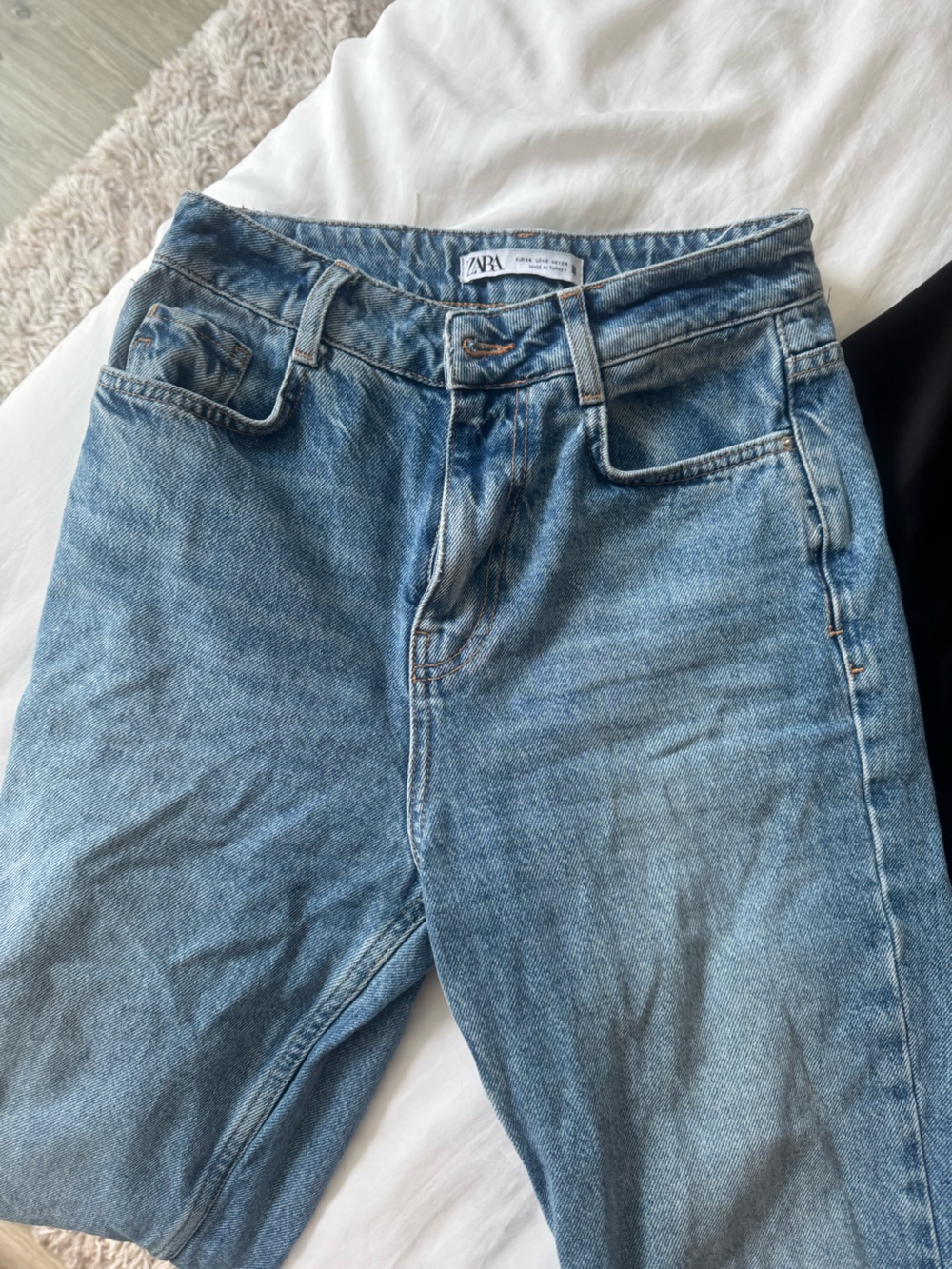 Zara High-Rise Light Blue Women's Jeans